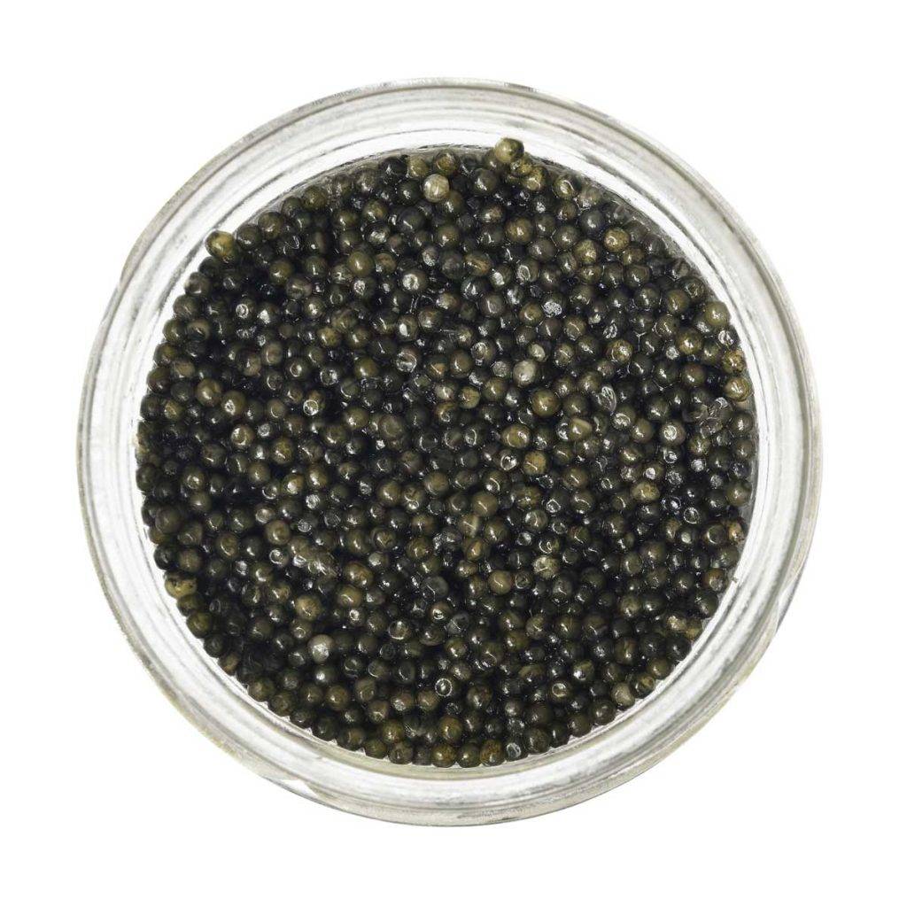 Hackleback Sturgeon Black Caviar, Pasteurized (56g) Fish & Caviar