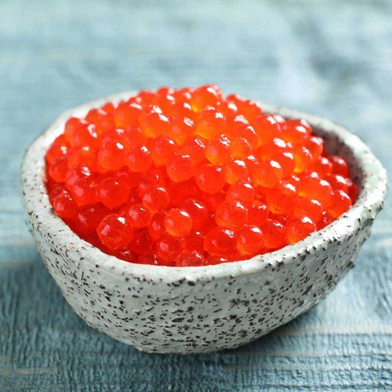 Traditional Russian Style Salmon (Red) Caviar for Sale 200g (7oz) Buy Online at Fish&Caviar